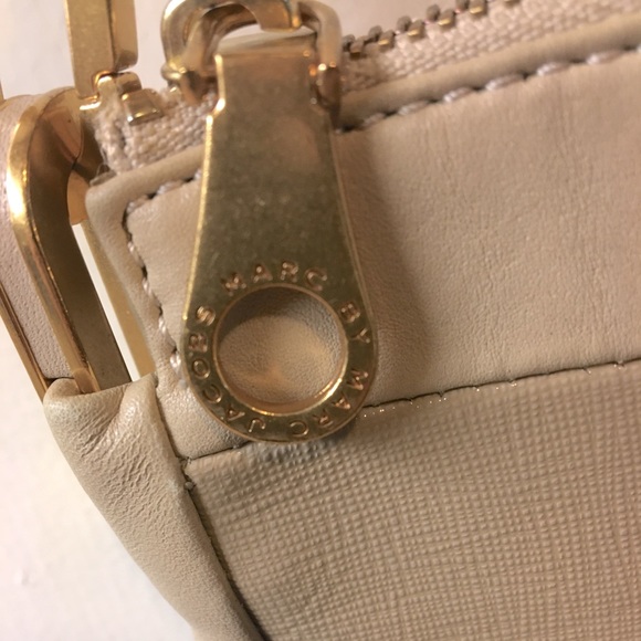 Marc by Marc Jacobs / bone tan leather & suede chain bag - Picture 6 of 11